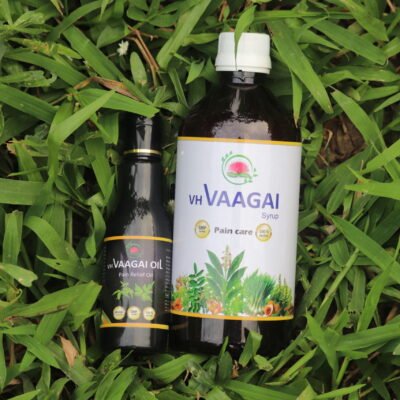 Sample pack for வலி, வீக்கம், தசைப்பிடிப்பு,  neck, shoulder, back, hip, leg pains, etc... 100 ml vaagai oil + 450 ml pain care சத்து Juice