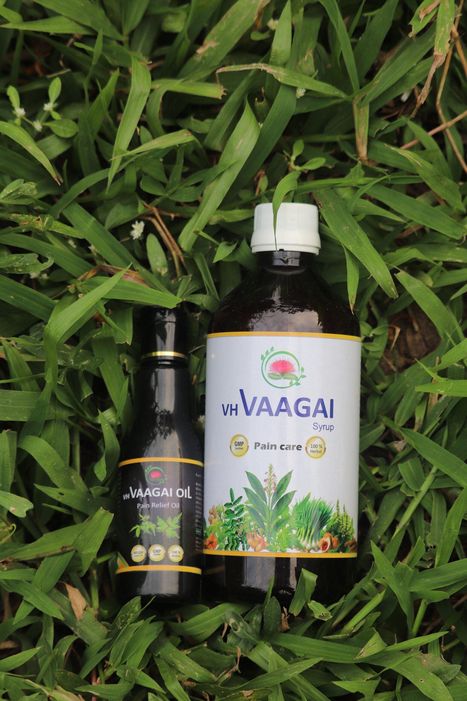 Sample pack for வலி, வீக்கம், தசைப்பிடிப்பு, neck, shoulder, back, hip, leg pains, etc... 100 ml vaagai oil + 450 ml pain care சத்து Juice - Image 3